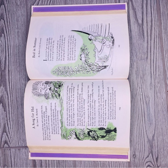 Vintage The Bookshelf for Boys & Girls #1 Nursery Rhymes Folk & Fairy Tales book - Picture 4 of 8